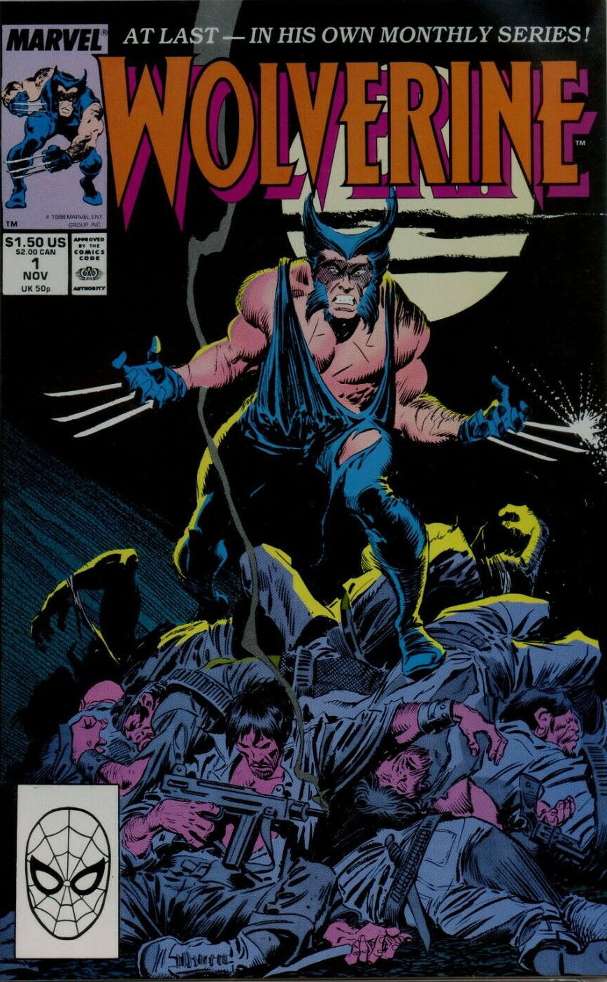 WOLVERINE (1988) #1 (NM) - FIRST APPEARANCE WOLVERINE AS PATCH (MISS-CUT)