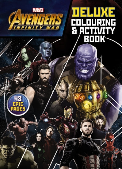 AVENGERS INFINITY WAR DELUXE COLOURING & ACTIVITY BOOK