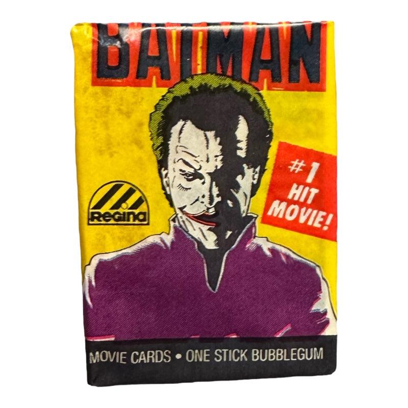 1989 REGINA BATMAN MOVIE SERIES 1 CARD PACK - Kings Comics