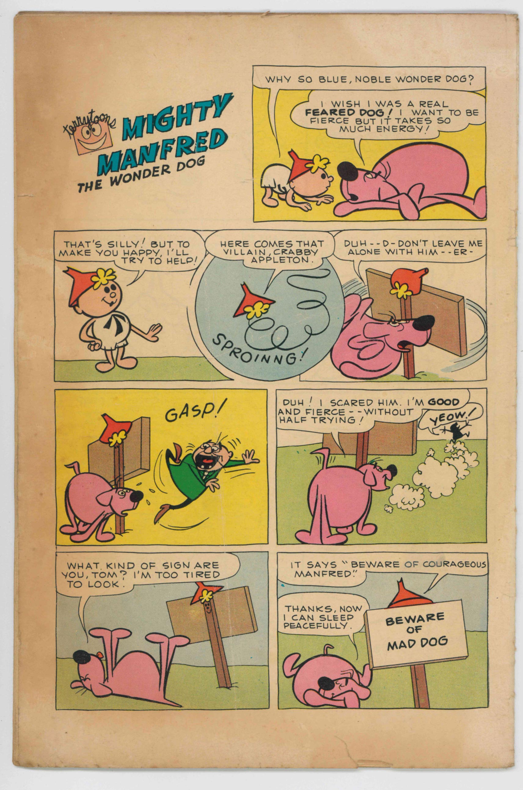 TOM TERRIFIC (1957) #3 (VG)