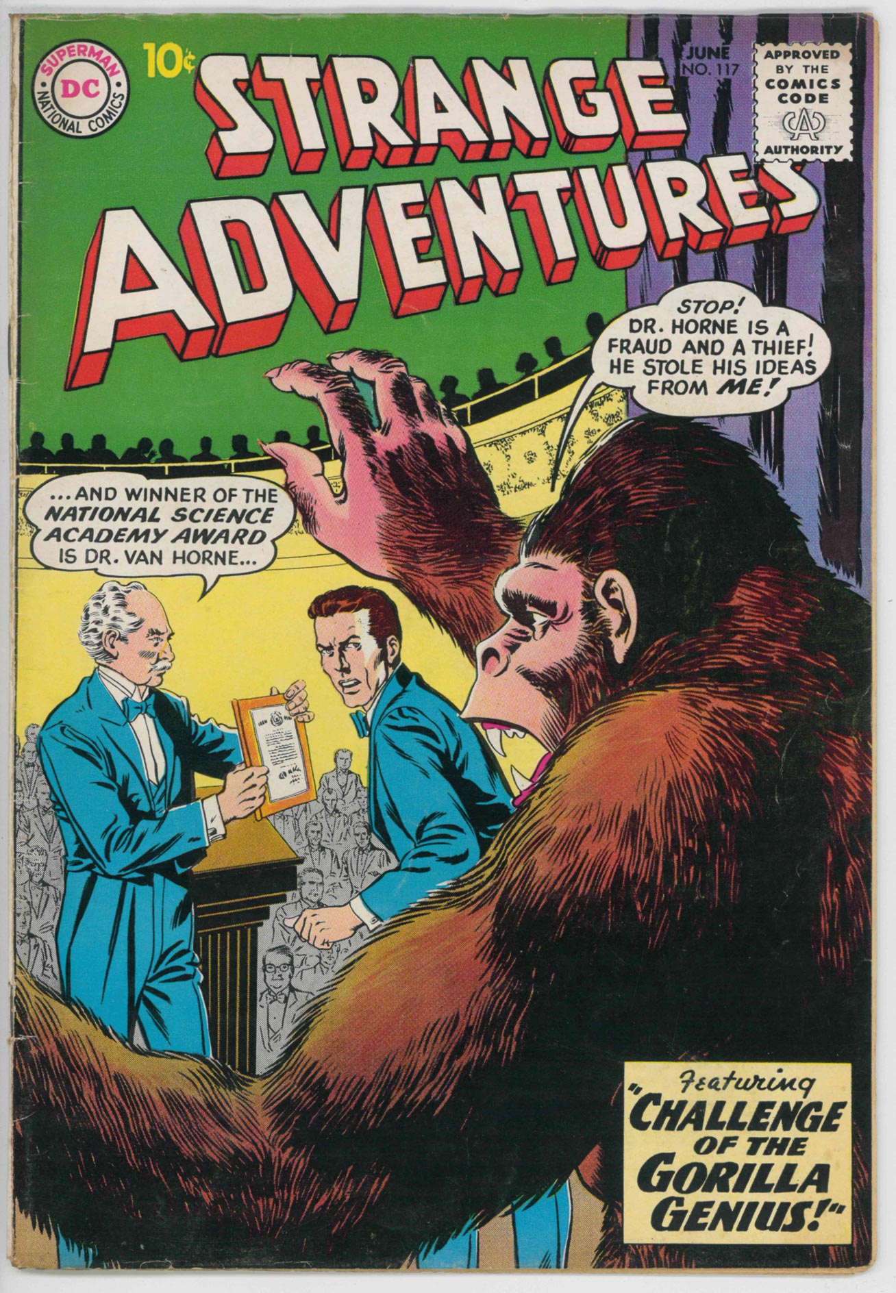 STRANGE ADVENTURES (1950) #117 (VG) - FIRST APPEARANCE ATOMIC KNIGHTS