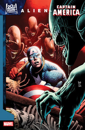 ALIEN VS CAPTAIN AMERICA (2025) #1 25 COPY INCV PAULO SIQUEIRA VAR