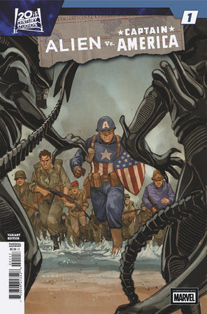 ALIEN VS CAPTAIN AMERICA (2025) #1 50 COPY INCV PHIL NOTO VAR