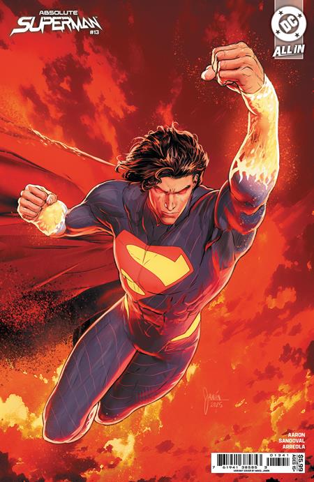 ABSOLUTE SUPERMAN (2024) #13 CVR C MIKEL JANIN CARD STOCK VAR