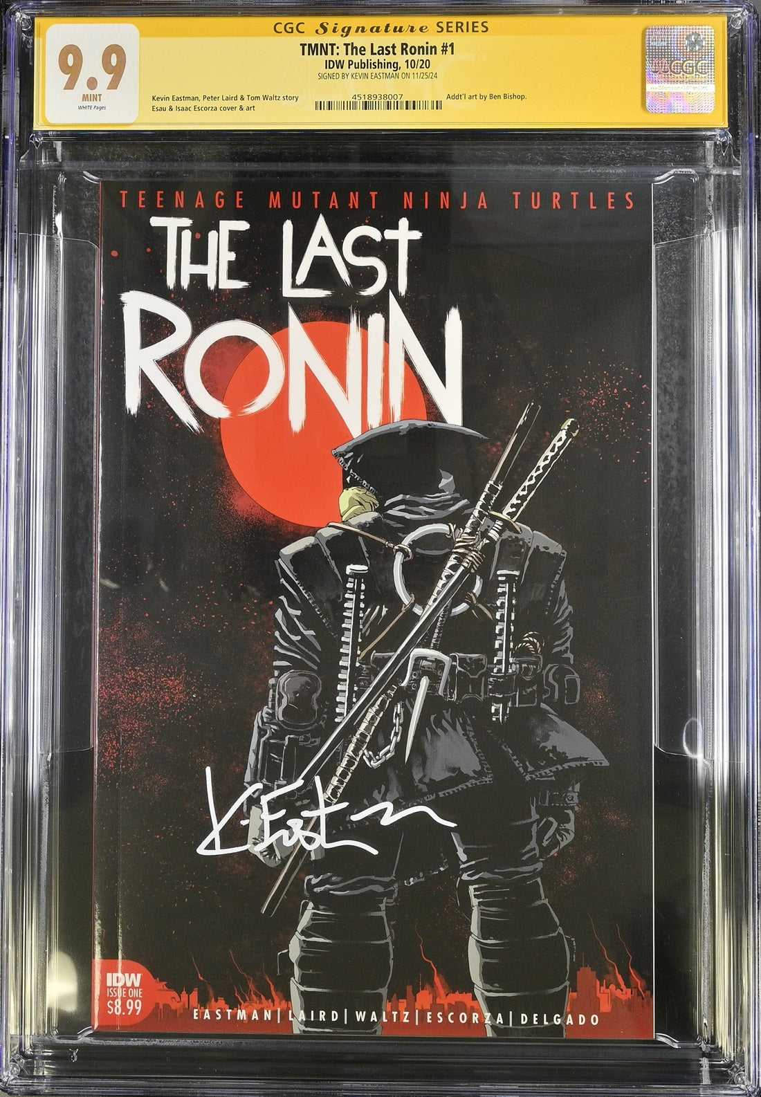 CGC TMNT: THE LAST RONIN #1 (9.9) SIGNATURE SERIES - SIGNED BY KEVIN EASTMAN