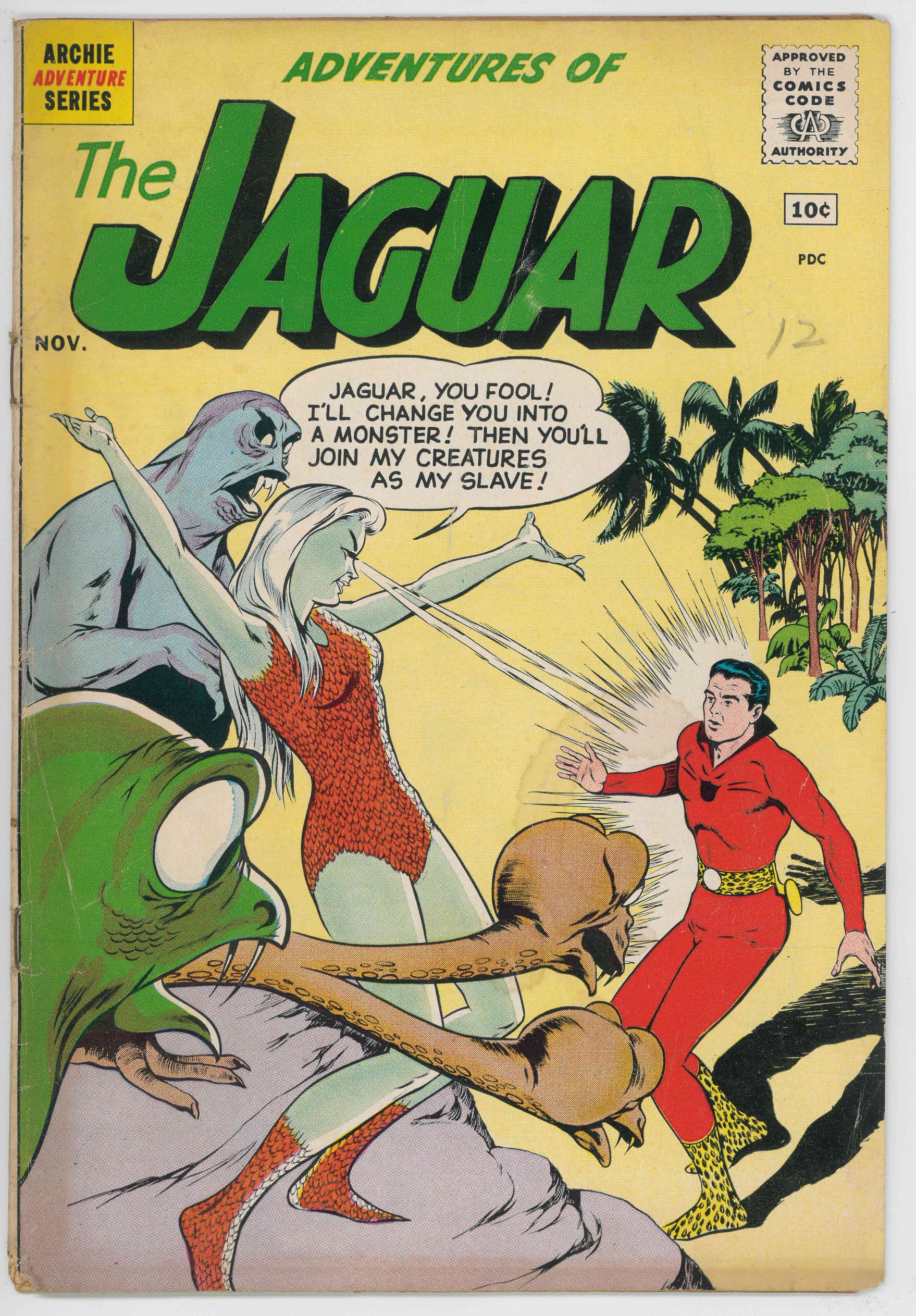 ADVENTURES OF THE JAGUAR (1961) #3 (GD/VG)