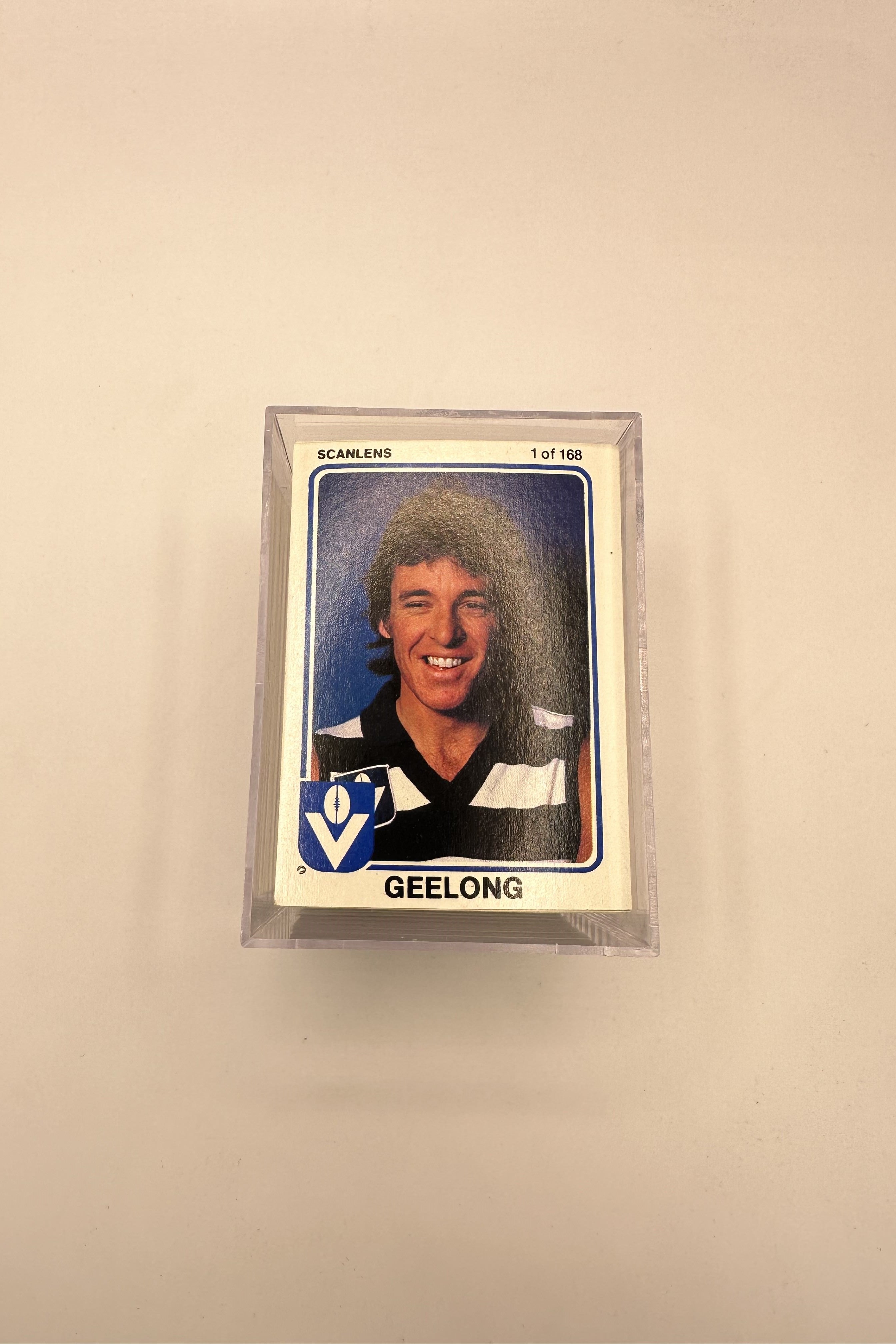 1981 SCANLENS VFL CARD SET (PRINTERS PROOF)
