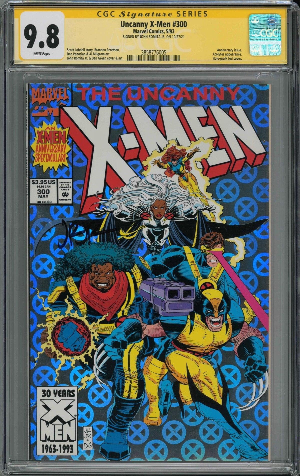 CGC UNCANNY X-MEN (1963) #300 (9.8) SIGNATURE SERIES - SIGNED BY JOHN  ROMITA JR. – Kings Comics