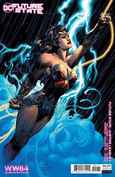 FUTURE STATE JUSTICE LEAGUE #1 CVR C WONDER WOMAN 1984 CARD STOCK VAR - Kings Comics