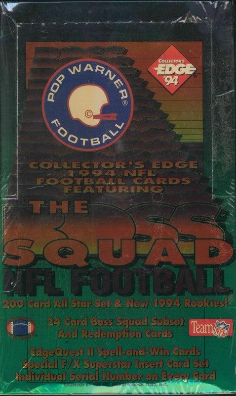 1994 POP WARNER COLLECTORS EDGE NFL FOOTBALL CARD BOX (SEALED) - Kings Comics