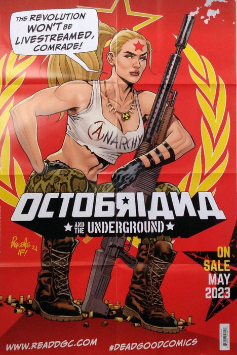 OCTOBRIANA AND THE UNDERGROUND FOLDED PROMO POSTER