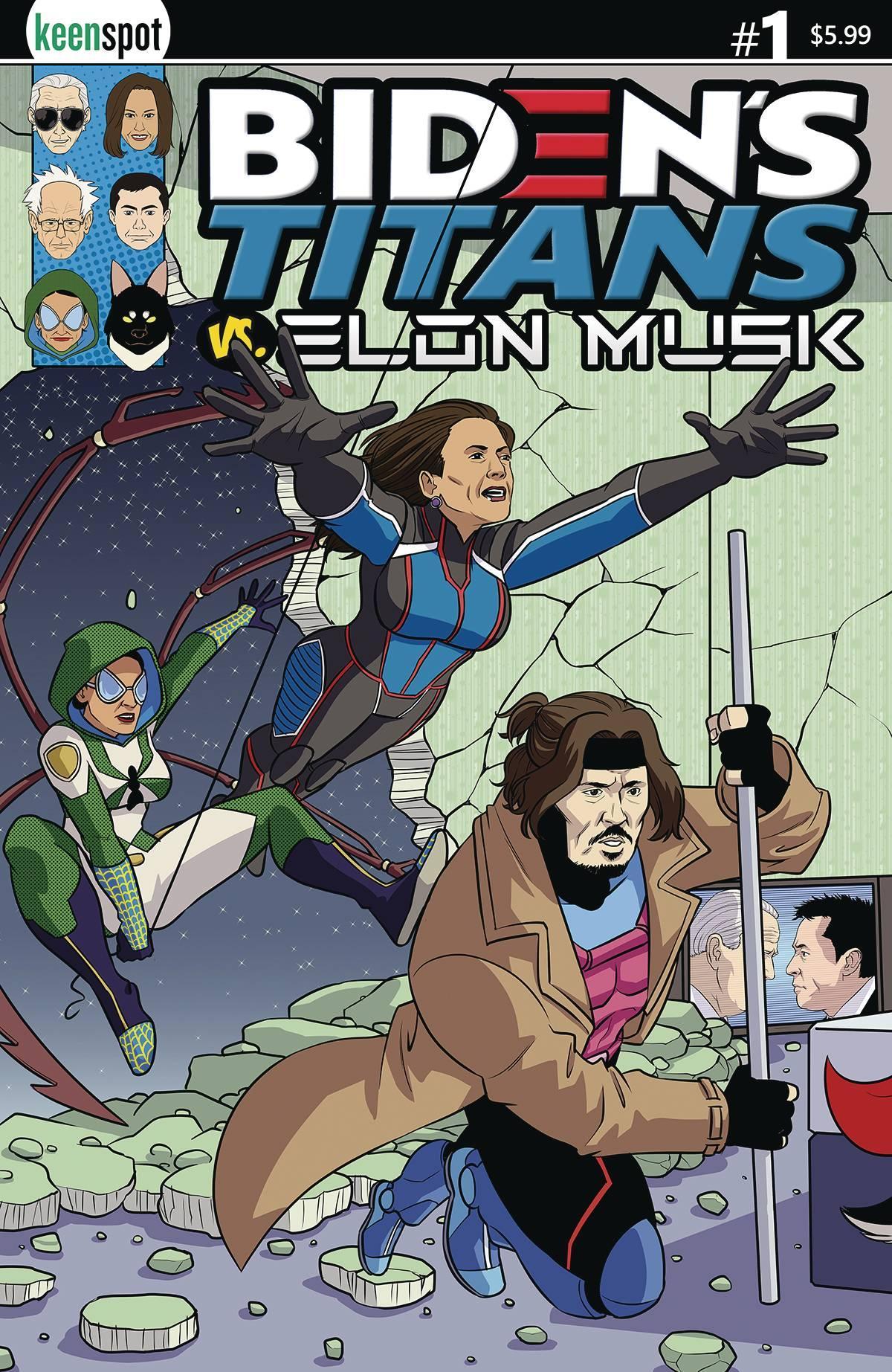 BIDENS TITANS VS ELON MUSK #1 CVR A REMULAC DEPP - Kings Comics