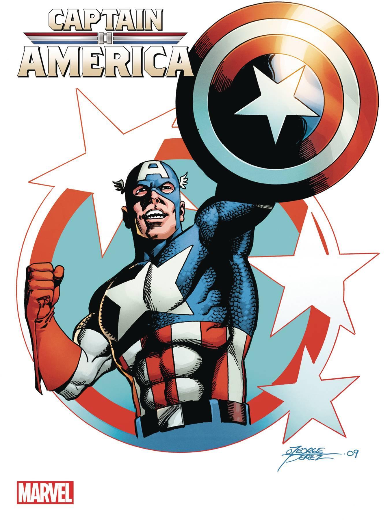 CAPTAIN AMERICA VOL 10 (2023) #1 GEORGE PEREZ VAR - Kings Comics