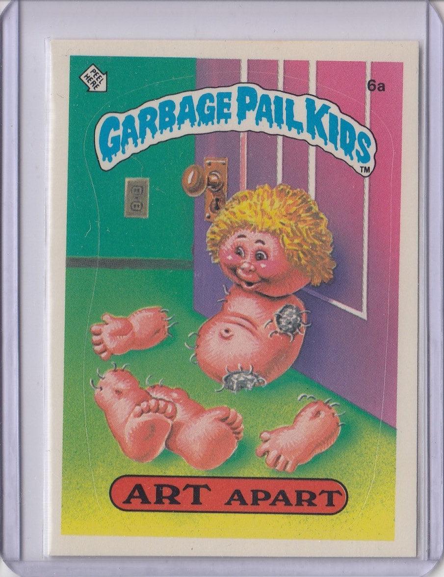 1985 GARBAGE PAIL KIDS GPK SERIES 1 #6A ART APART - Kings Comics