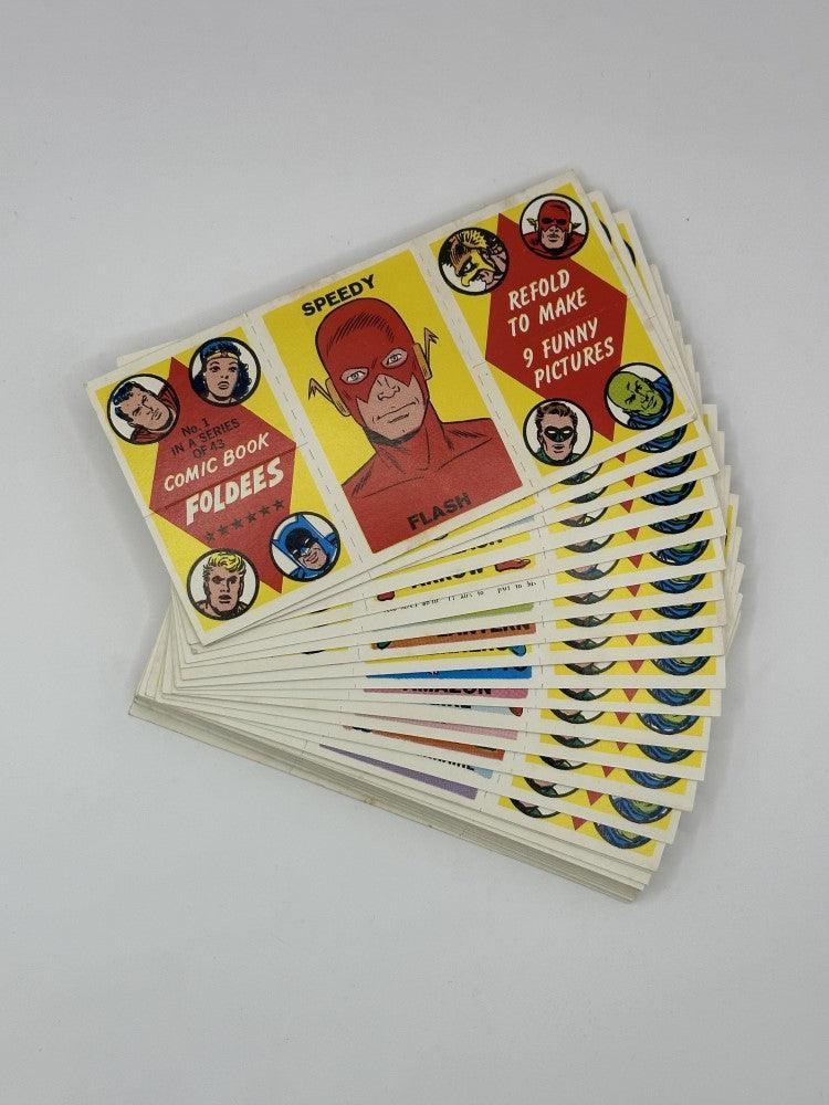 1966 SCANLENS COMIC BOOK FOLDEES 43 CARD SET (NM) - Kings Comics
