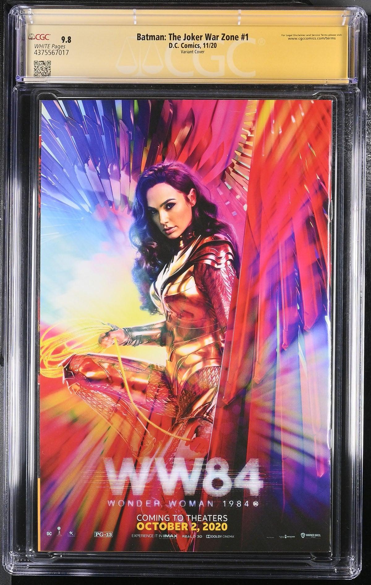 CGC BATMAN THE JOKER WAR ZONE #1 CHEW VARIANT (9.8) SIGNATURE SERIES - SIGNED BY DERRICK CHEW - Kings Comics