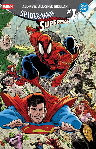 MARVEL DC SPIDER-MAN SUPERMAN (2026) #1 KAARE ANDREWS WRAPAROUND VAR
