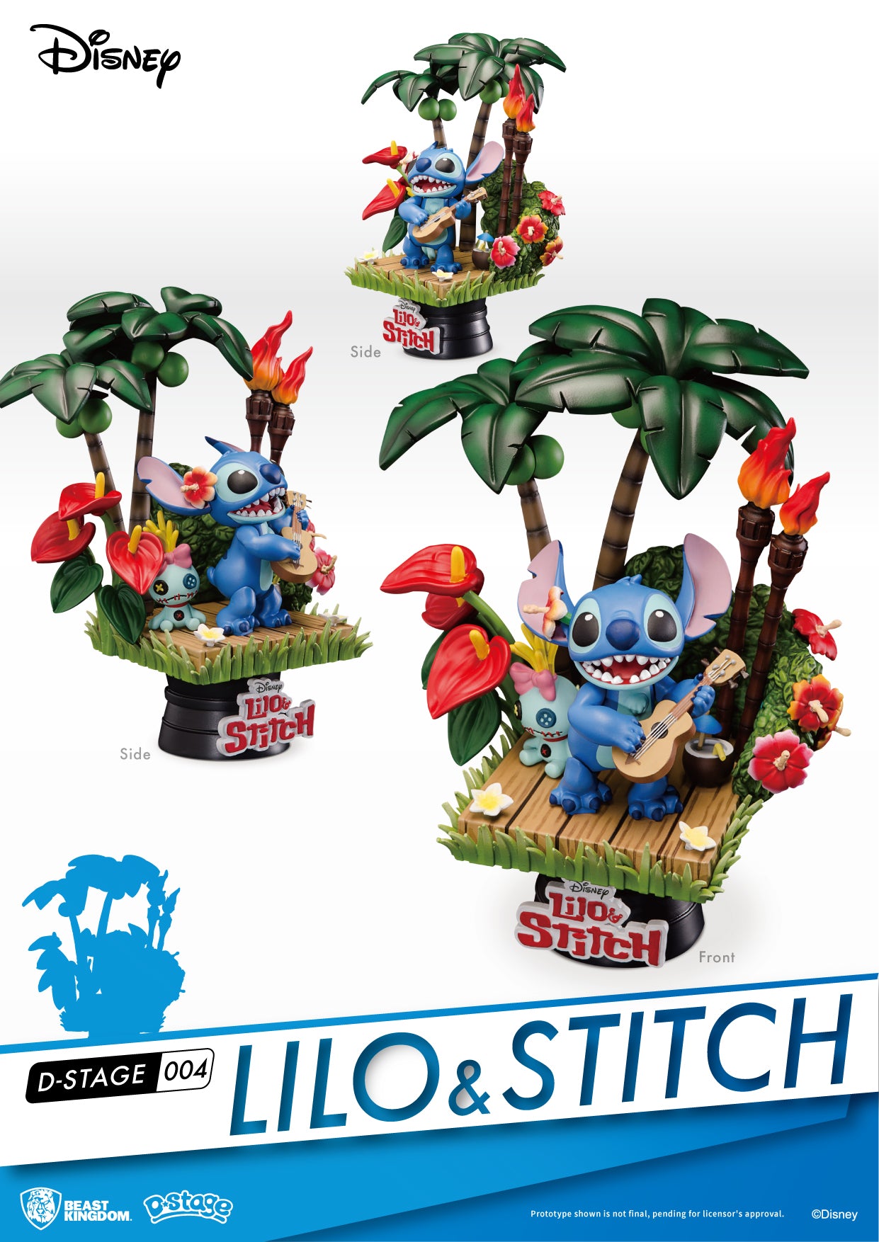 LILO & STITCH DS-004 STITCH D-STAGE 6IN STATUE