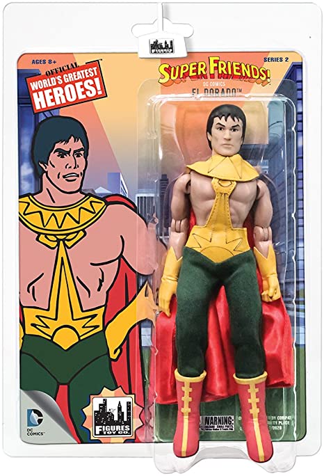 DC SUPERFRIENDS 8IN SER 2 EL DORADO AF - BATTLE DAMAGED