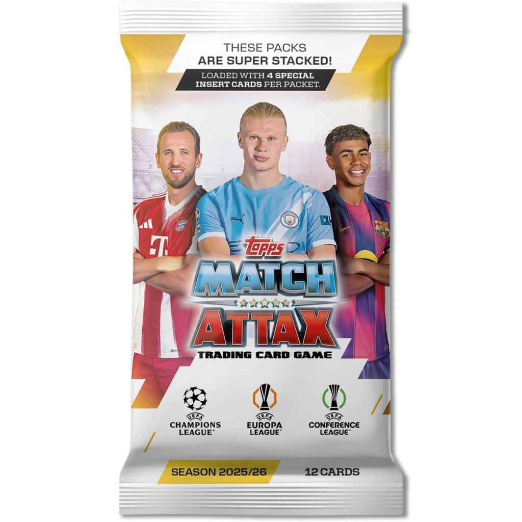 2025-26 TOPPS UCC MATCH ATTAX EXO BOOSTER PACK