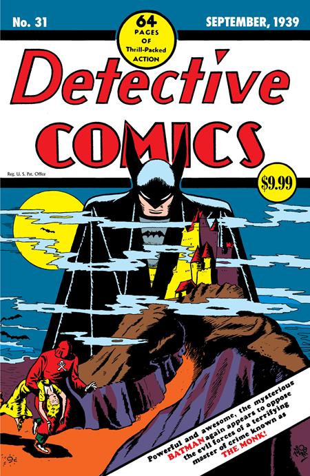 DETECTIVE COMICS (1937) #31 FACSIMILE EDITION (2025) CVR B BOB KANE FOIL VAR