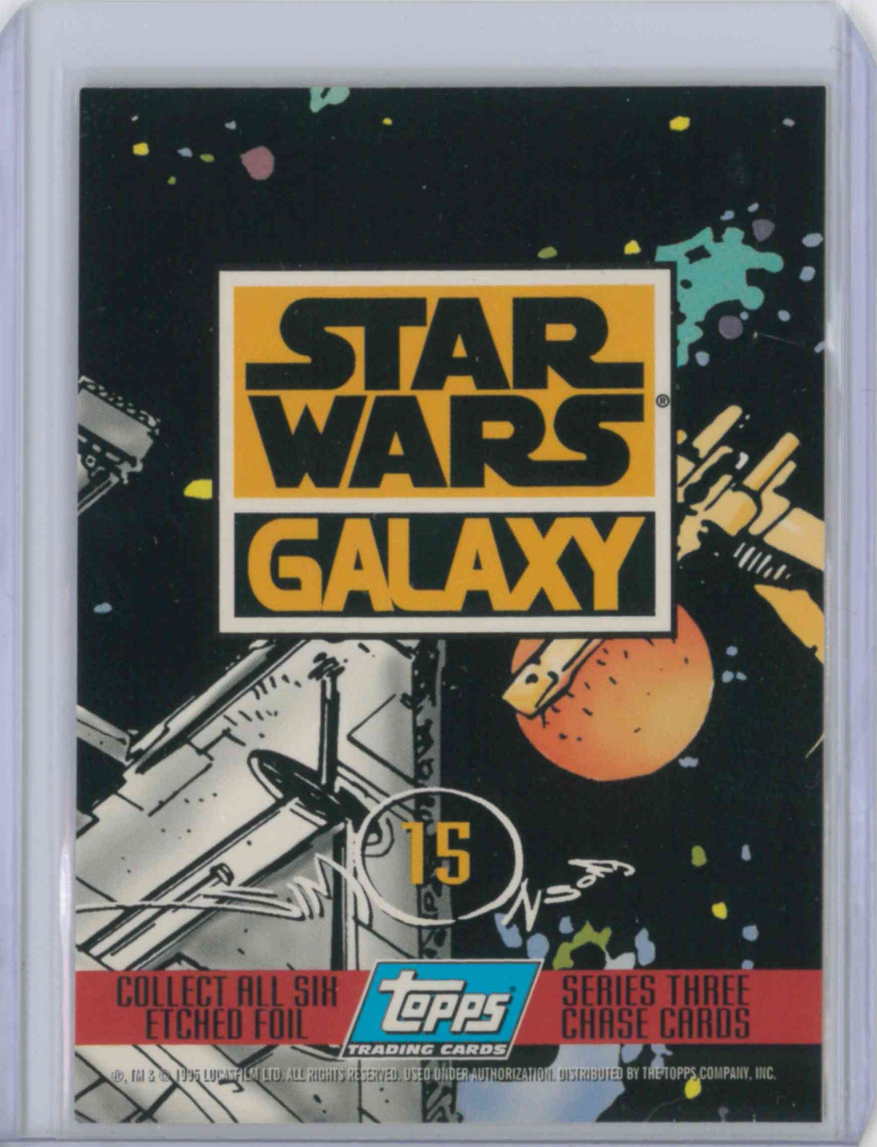 STAR WARS GALAXY SERIES 3 ETCHED FOIL CARD #15 EWOKS