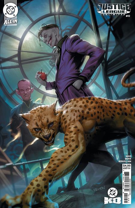 JUSTICE LEAGUE UNLIMITED (2024) #12 CVR C DERRICK CHEW CARD STOCK VAR (DC K.O.)
