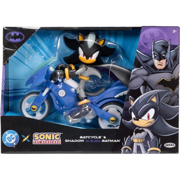 SONIC X DC 5" SHADOW WITH BATCYCLE FIGURE AF