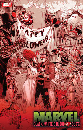 MARVEL BLACK WHITE & BLOOD AND GUTS (2025) #1 JOSHUA CASSARA VAR