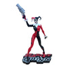 (DAMAGED) HARLEY QUINN RED WHITE & BLACK STATUE BY JIM LEE