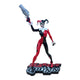 (DAMAGED) HARLEY QUINN RED WHITE & BLACK STATUE BY JIM LEE