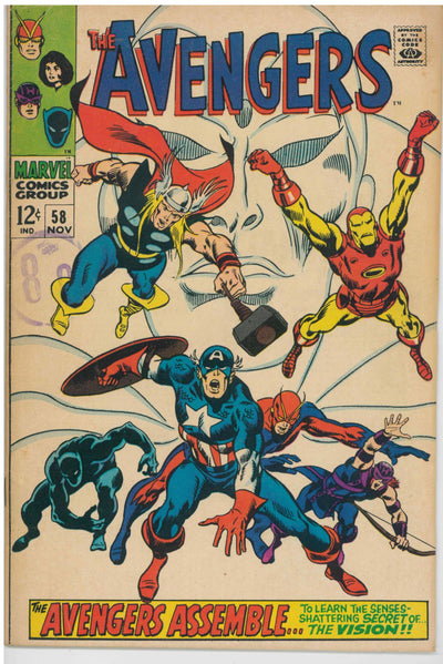 AVENGERS (1963) #58 (FN/VF)