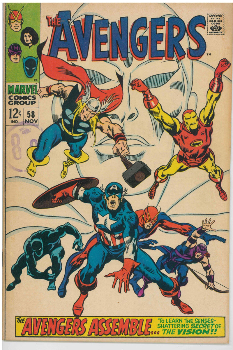 AVENGERS (1963) #58 (FN/VF)