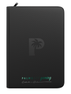 PALMS OFF GAMING COLLECTORS SERIES 9 POCKET BLACK ZIP TOP LOADER BINDER