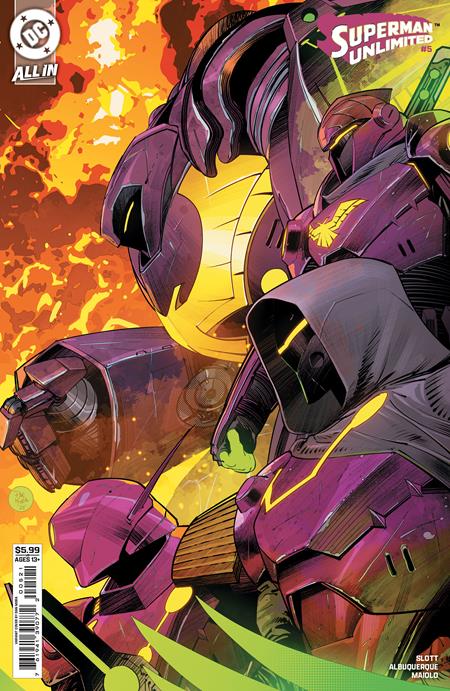 SUPERMAN UNLIMITED (2025) #5 CVR B DAN MORA CARD STOCK VAR