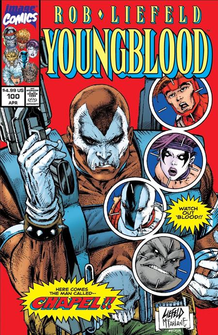 YOUNGBLOOD (2025) #100 CVR G ROB LIEFELD & TODD MCFARLANE RETRO