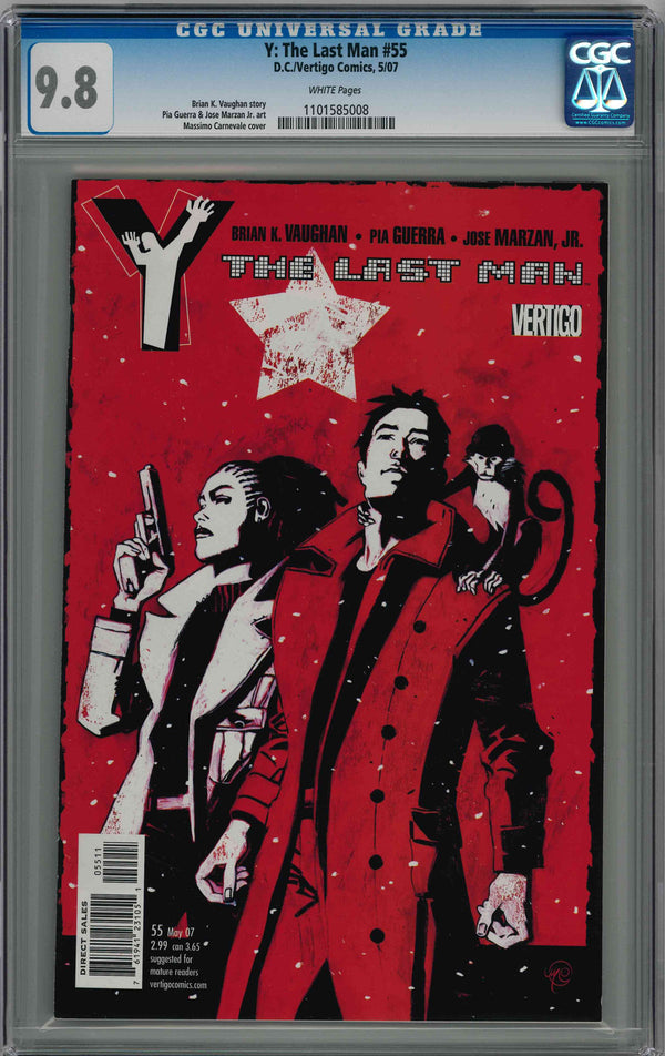 CGC Y: THE LAST MAN (2002) #55 (9.8)
