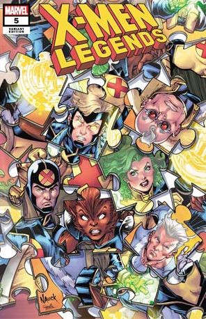 X-MEN LEGENDS #5 NAUCK PUZZLE VAR