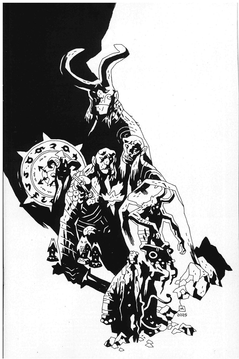 THE CROWN A TALE OF HELL (2026) #1 EXCLUSIVE COMICSPRO 2026 BLACK & WHITE MIGNOLA VAR