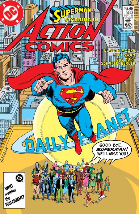 ACTION COMICS (1938) #583 FACSIMILE EDITION (2026) CVR C CURT SWAN FOIL VAR (WHATEVER HAPPENED TO THE MAN OF TOMORROW PART 2 OF 2)