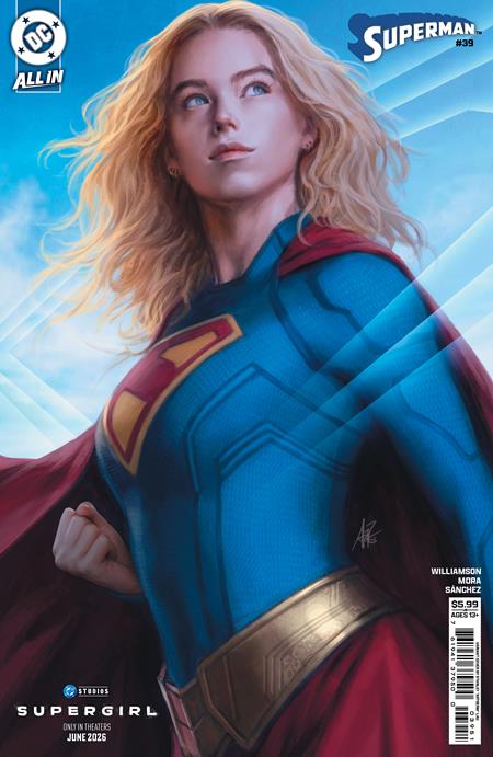 SUPERMAN (2023) #39 CVR E STANLEY ARTGERM LAU SUPERGIRL MOVIE CARD STOCK VAR (THE REIGN OF THE SUPERBOYS)