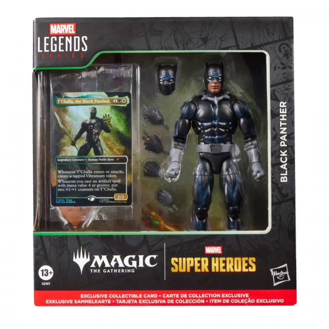 MARVEL LEGENDS SERIES X MAGIC THE GATHERING BLACK PANTHER AF