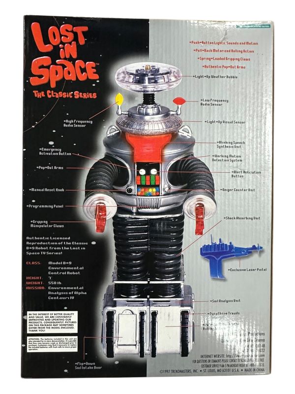 1997 TRENDMASTERS LOST IN SPACE CLASSIC ROBOT B-9 AF