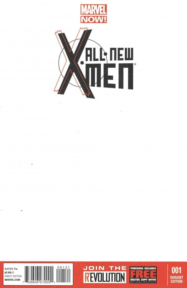 ALL NEW X-MEN #1 BLANK VAR NOW