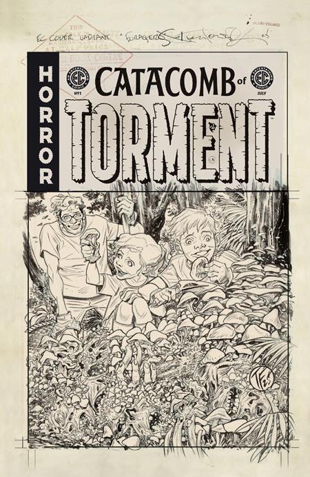 EC CATACOMB OF TORMENT (2025) #1 CVR F INC 1:20 TOM FOWLER B&W ARTIST EDITION VAR