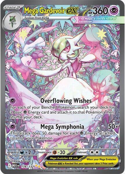 POKEMON TCG: MEGA EVOLUTION MEGA GARDEVOIR 178/132 SPECIAL ILLUSTRATION RARE