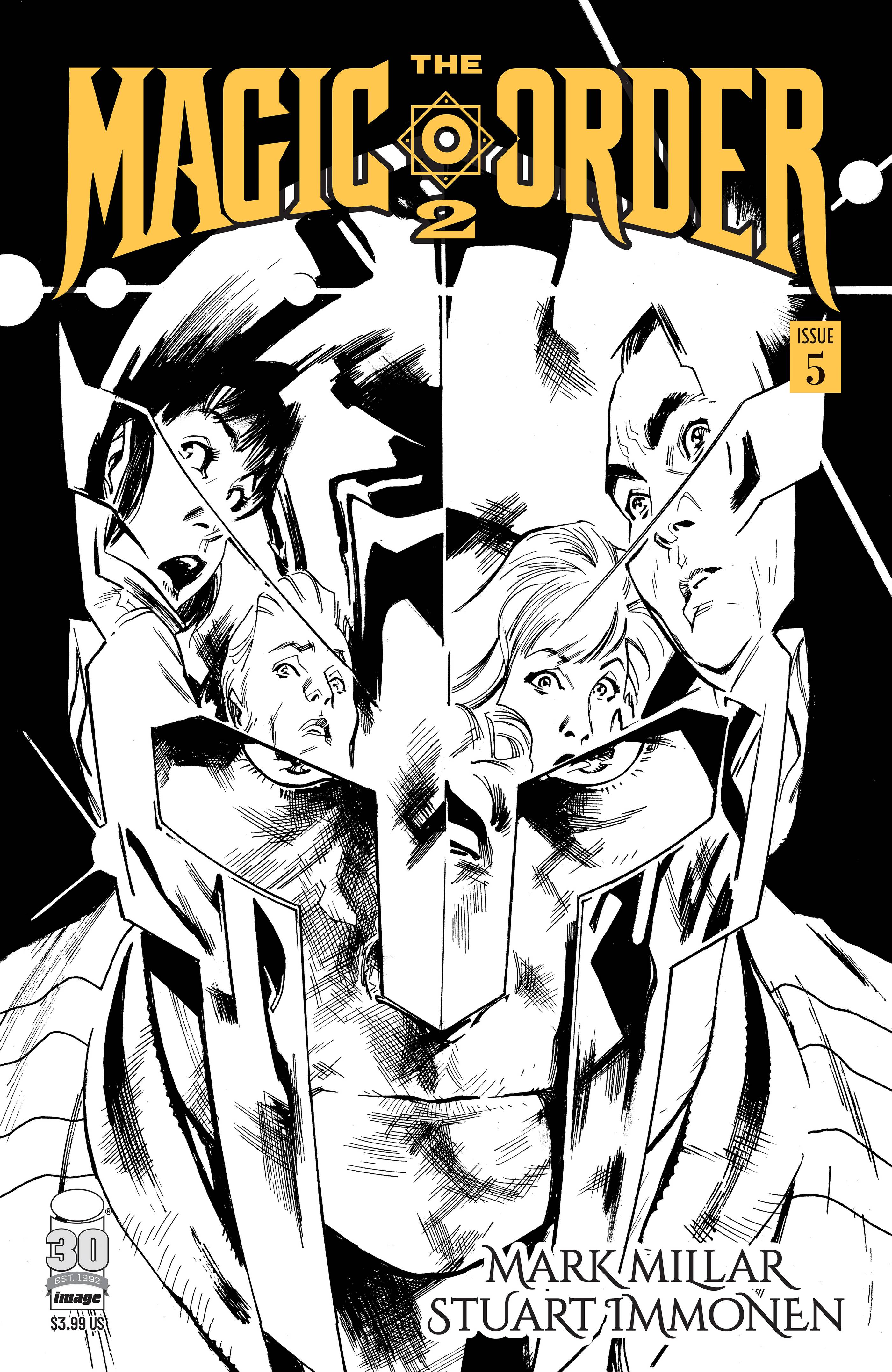 MAGIC ORDER 2 #5 CVR B IMMONEN B&W