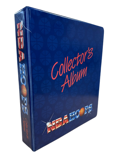 1991-92 NBA HOOPS BASKETALL COLLECTORS ALBUM BINDER