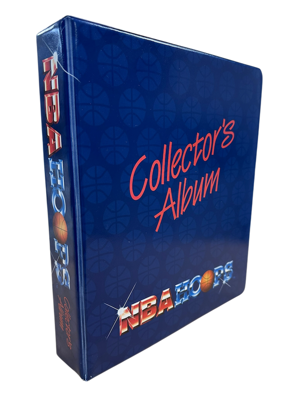 1991-92 NBA HOOPS BASKETALL COLLECTORS ALBUM BINDER
