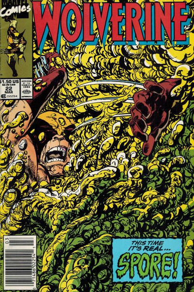 WOLVERINE (1988) #22 NEWSSTAND EDITION (VF)